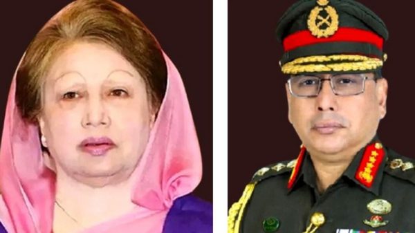 সাবেক প্রধান মন্ত্রী খালেদা জিয়ার সঙ্গে দেখা করেছেন সেনাপ্রধান