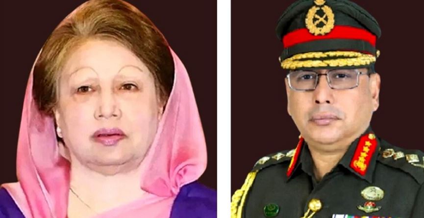 সাবেক প্রধান মন্ত্রী খালেদা জিয়ার সঙ্গে দেখা করেছেন সেনাপ্রধান