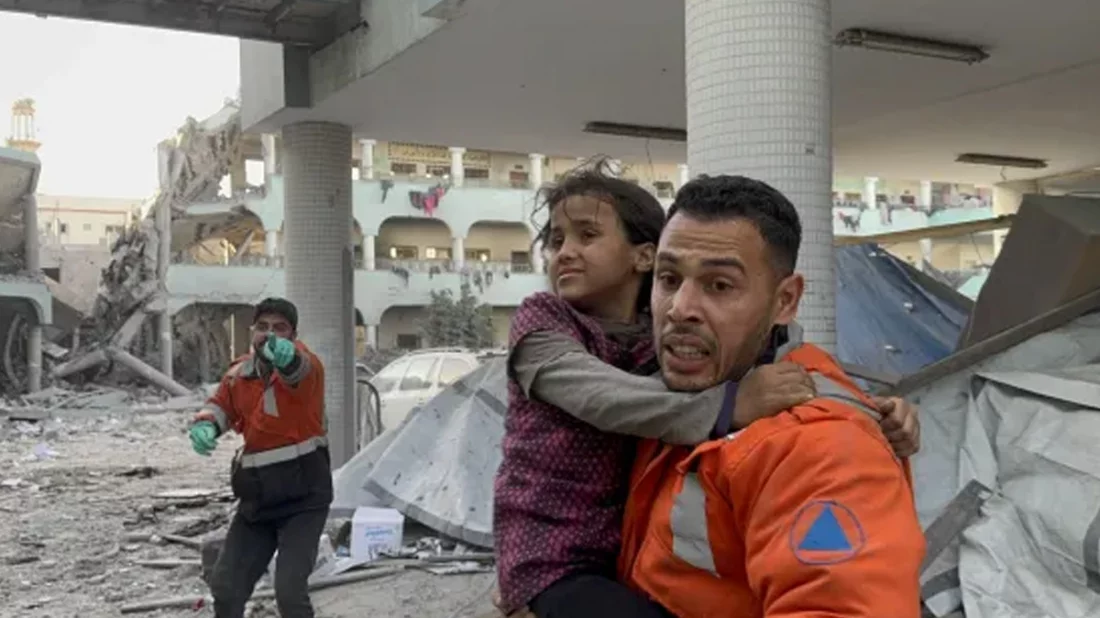 গাজায় স্কুলে ইসরায়েলি হামলা, নিহত ২৭