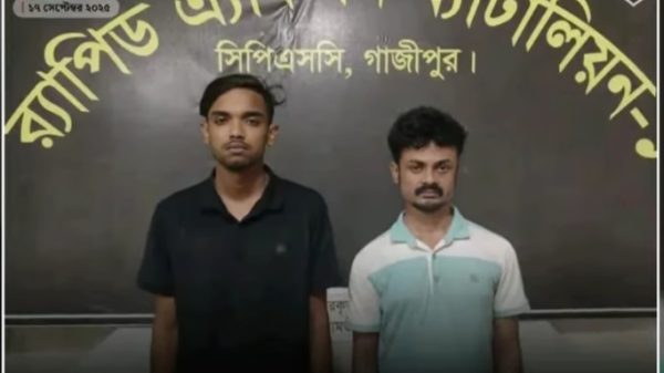 কালিয়াকৈরের আতঙ্ক পিচ্চি আকাশ গ্রেফতার