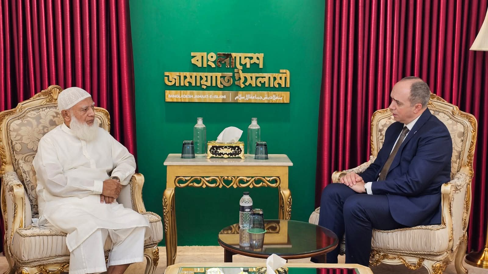 আমীরে জামায়াত ডা. শফিকুর রহমান-এর সঙ্গে কসোভোর রাষ্ট্রদূতের সৌজন্য সাক্ষাৎ