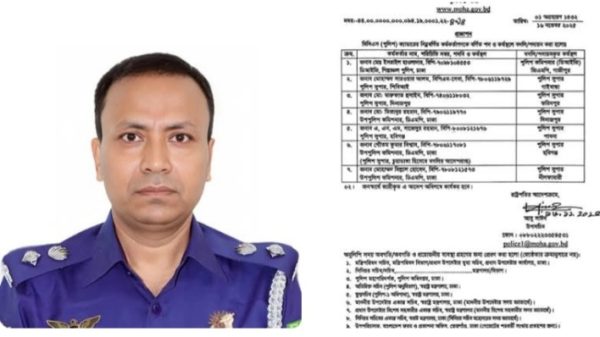 ফরিদপুর জেলার নতুন পুলিশ সুপার মো. মারুফাত হুসাইন।