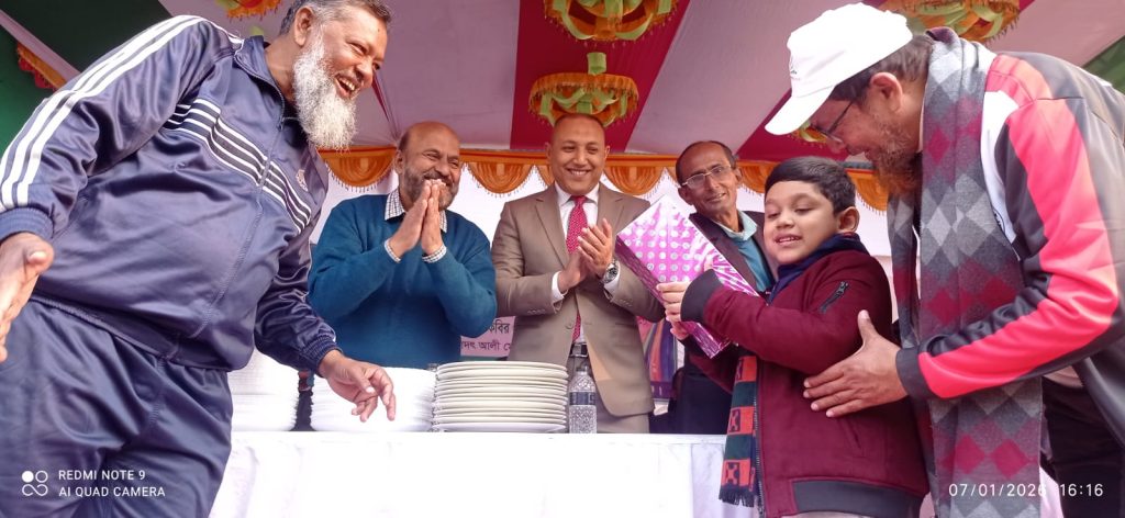 উৎসবমুখর পরিবেশে মুকসুদপুরে শিক্ষার্থীদের অংশগ্রহণে ৫৪তম শীতকালীন ক্রীড়া প্রতিযোগিতা