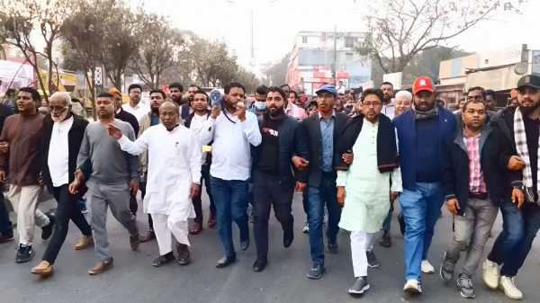 ফরিদপুরে ধানের শীষের গণসংযোগ মিছিল অনুষ্ঠিত