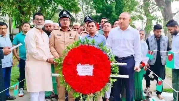 মুকসুদপুরে যথাযোগ্য মর্যাদায় মহান স্বাধীনতা ও জাতীয় দিবস উদযাপন