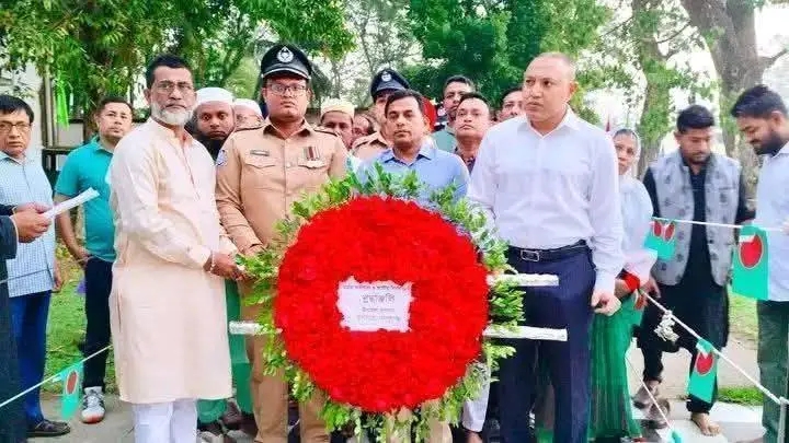 মুকসুদপুরে যথাযোগ্য মর্যাদায় মহান স্বাধীনতা ও জাতীয় দিবস উদযাপন