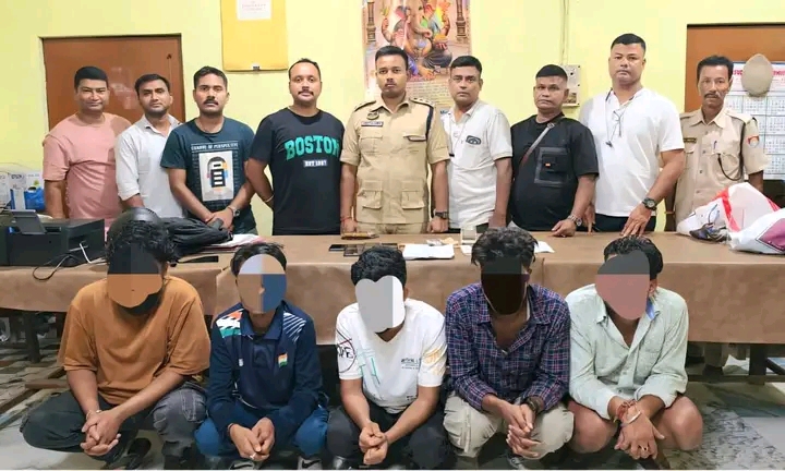 আসামের কাছাড় পুলিশ আইপিএল জুয়ার বিরুদ্ধে ব্যাপক অভিযানে ৫ জন গ্রেফতার 