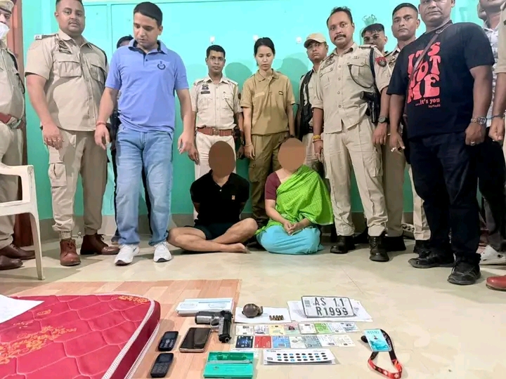 শিলচরে পিস্তল গ্রেনেড সহ গ্রেফতার মণিপুরের দম্পতি 
