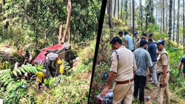 উত্তরাখন্ডের নৈনিতালে গভীর খাদে পড়ল গাড়ি, নিহত ৫