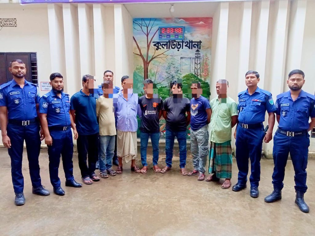 কুলাউড়ায় পৃথক অভিযানে সাজাপ্রাপ্ত আসামীসহ ৭ জন গ্রেফতার