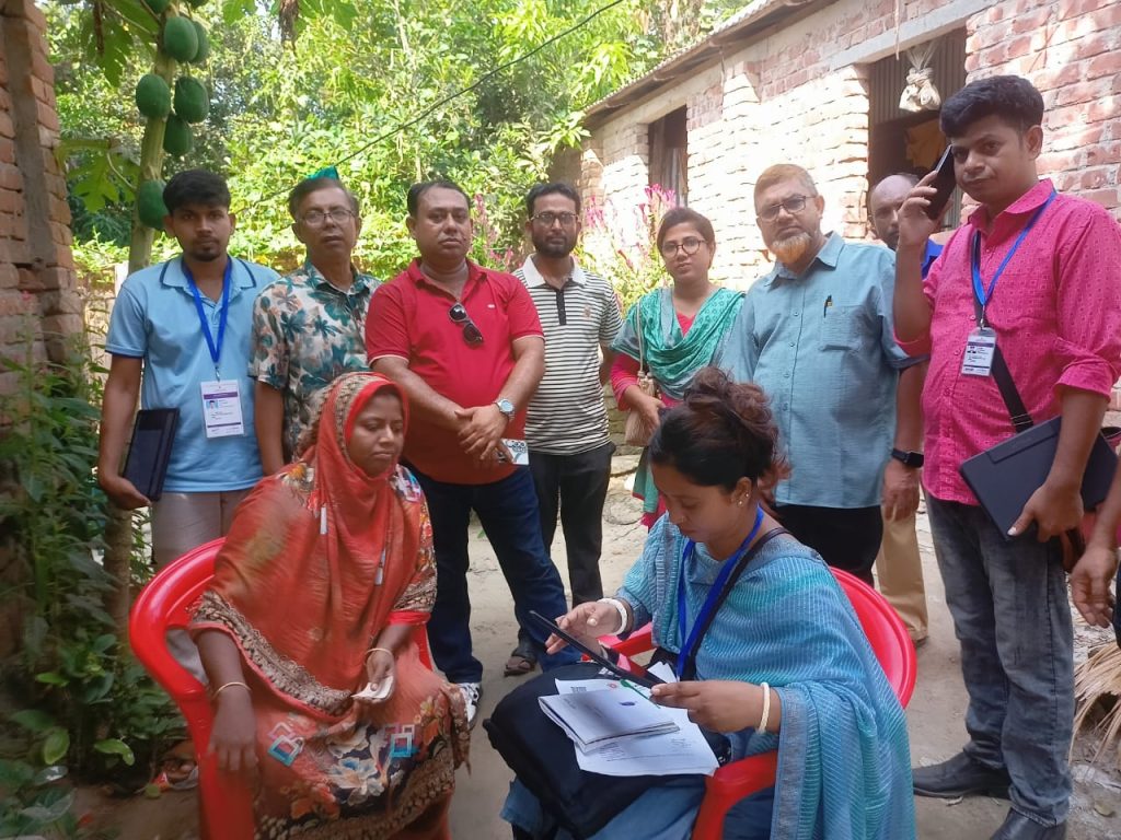 গোবিন্দপুর ইউনিয়নে ফ্যামিলি কার্ডের জরিপ কার্যক্রমের উদ্বোধন